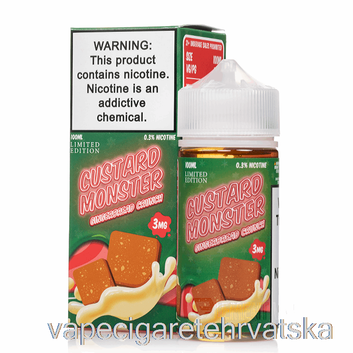 Vape Hrvatska Gingerbread Crunch - Custard Monster - 100ml 0mg